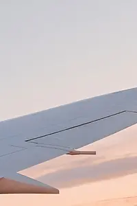 Looking throught vindow of airplane