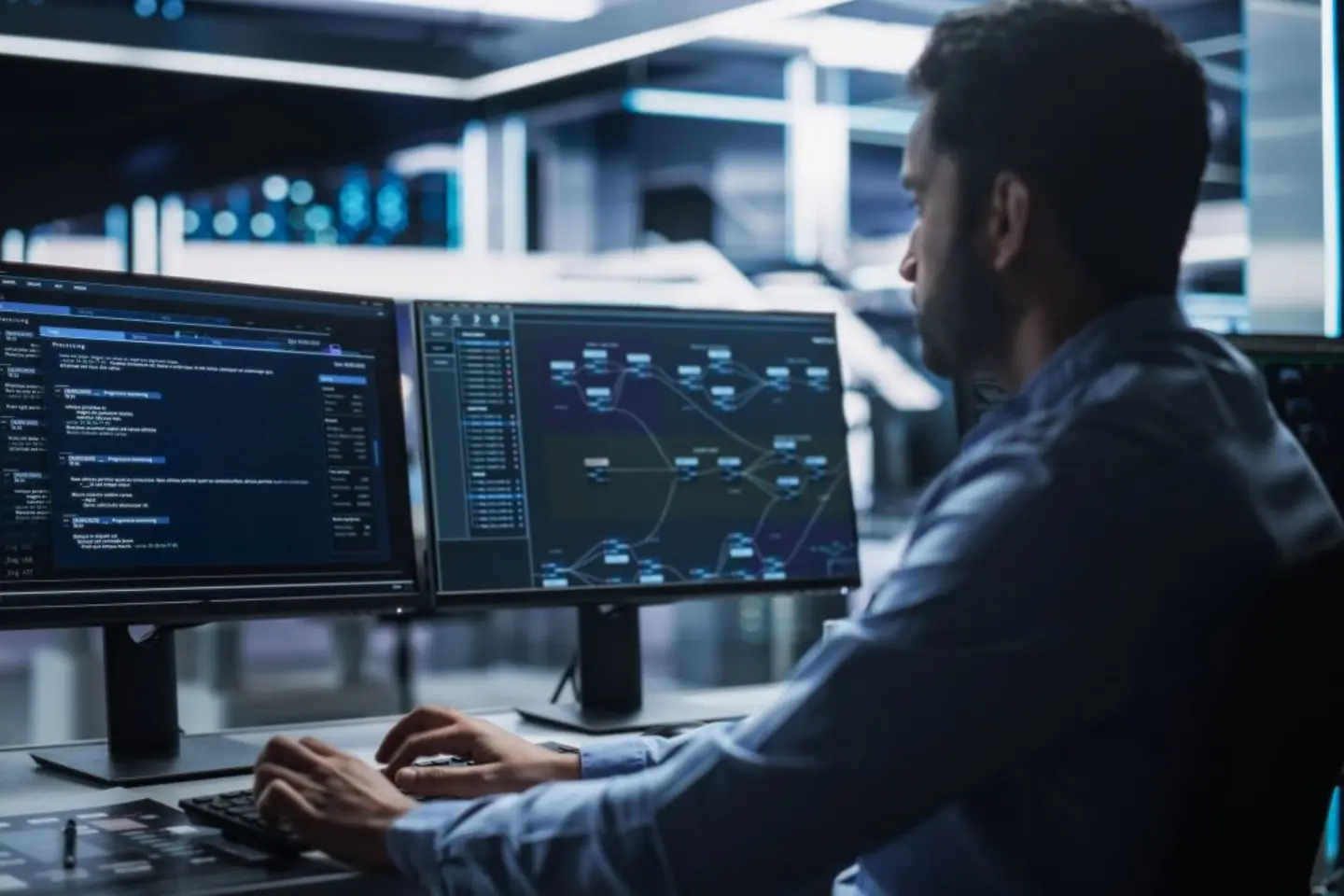 Especialista en seguridad de redes en el trabajo