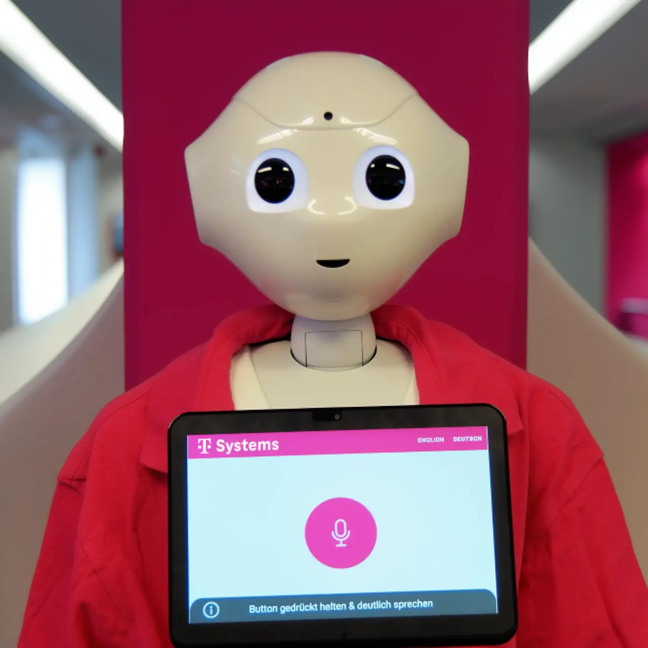 Photo of the robot Pepper in InnoLabLE