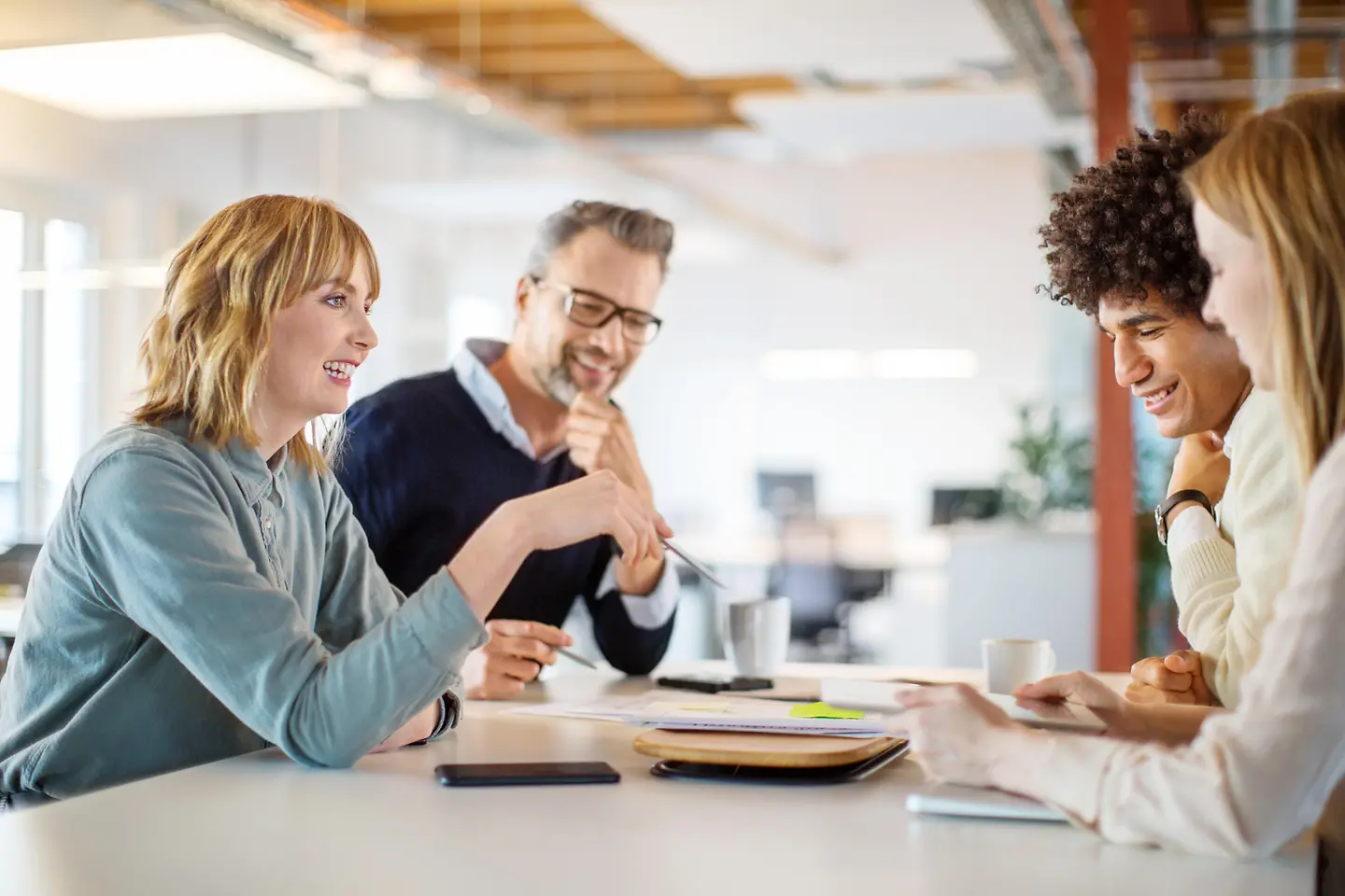 Security experts discussing Managed Security Services