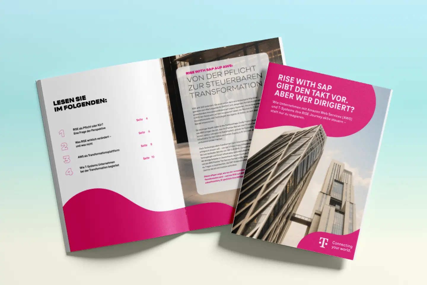 Imagem gerada por IA - Prévia e-paper: RISE with SAP em AWS com T-Systems
