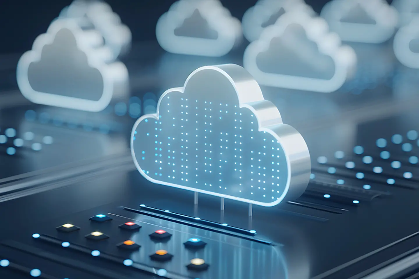 Imagen generada por IA - Representación virtual de una nube