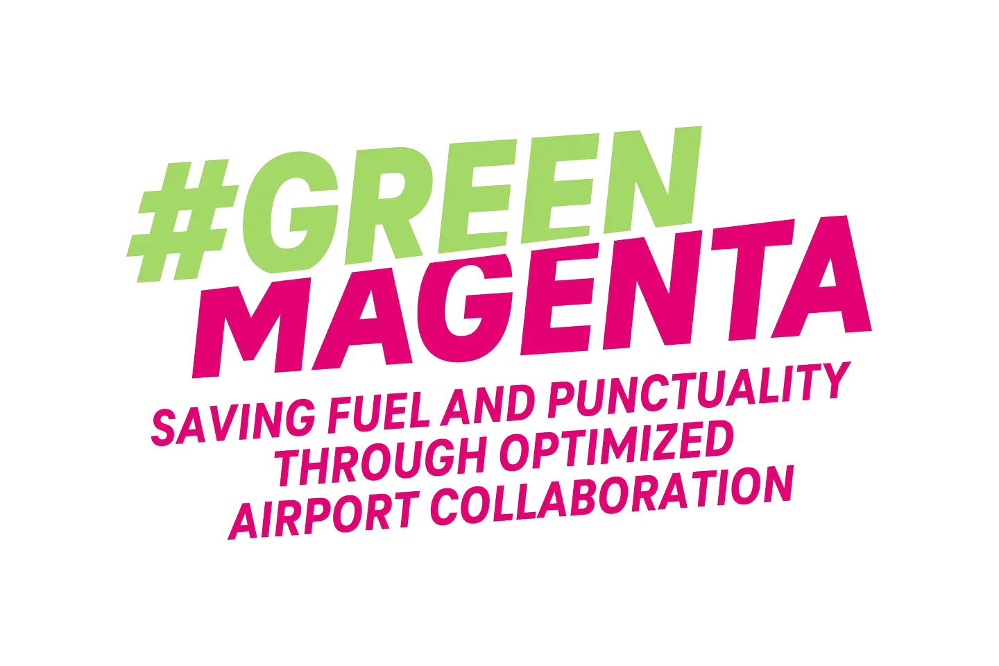#GreenMagenta logo